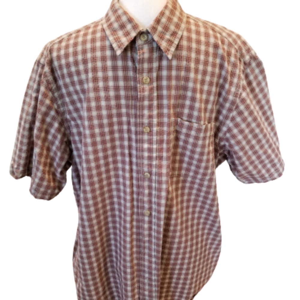Outdoor Life Men's 100% cotton plaid Shirt - Picture 2 of 3